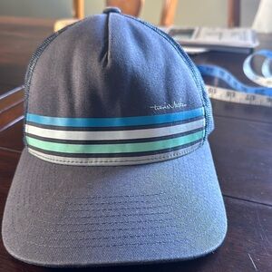Travis Mathew Life on Tour Snap Back Golf Hat Cap summer stripes